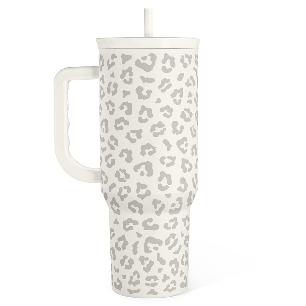 Leopard Tumbler with Handle