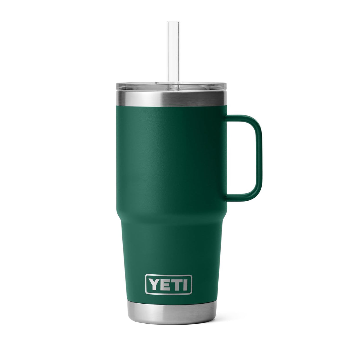 Rambler 25 oz Tumbler with Handle and Straw Lid