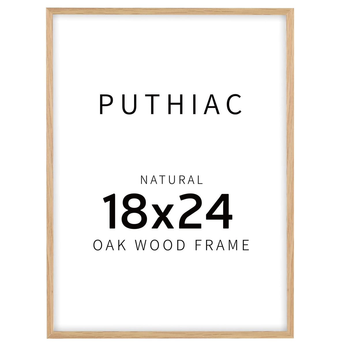 18x24 Solid Oak Wood Picture Frame