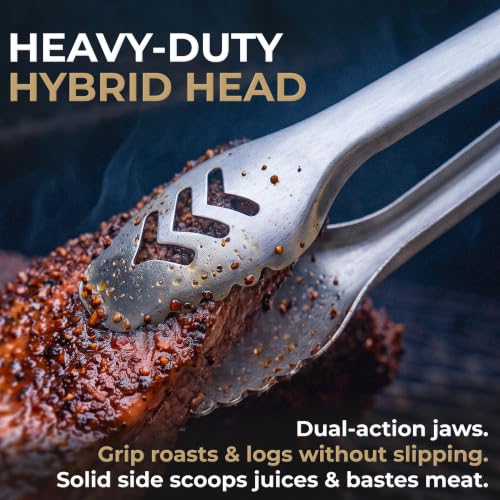 32 Inch Heavy Duty Long Grill Tongs for BBQ & Outdoor Cooking