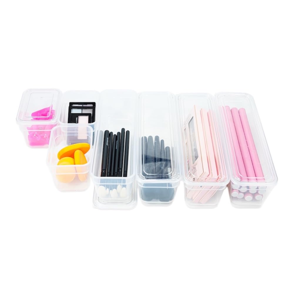AB Designs 8 Pack Storage Bins with Lids