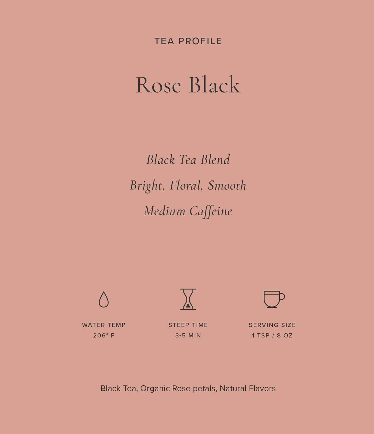Rose Black Tea (50 Count)