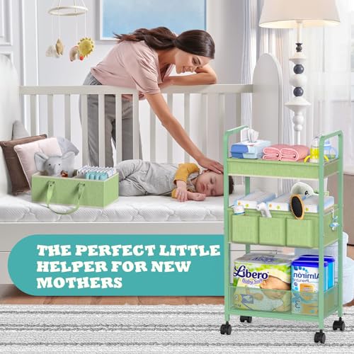2In1 Baby Diaper Caddy & 3