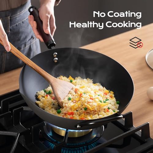 Wok 13 Inch Carbon Steel Woks & Stir