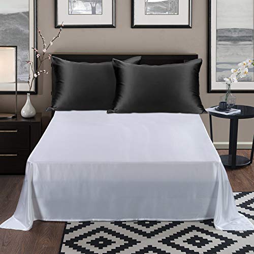 Silk Pillowcase for Hair and Skin Beauty Sleep 100 Real Mulberry Silk Anti