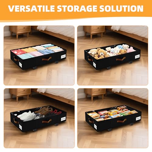 Under Bed Storage with Wheels (2 Count)