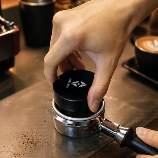 3-in-1 Coffee Distributor and Tamper with WDT Tool – Espresso Distribution Tool Set, Professional Espresso Accessories Kit, Fits 58mm Portafilters (58mm)