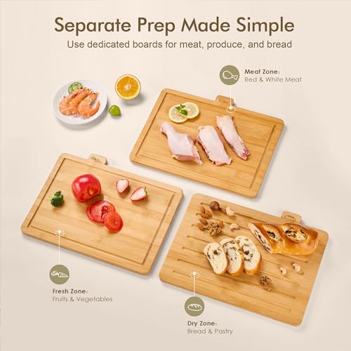Bamboo Cutting Boards for Kitchen