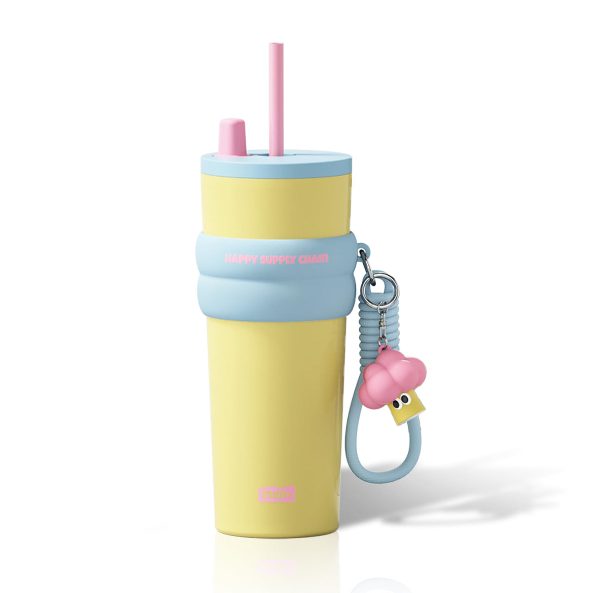 24 oz Stainless Steel Tumbler with Lid and Straw