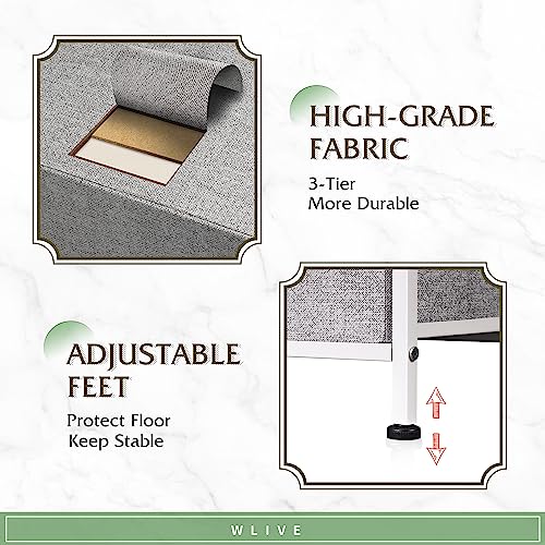 5 Drawer Fabric Dresser for Bedroom
