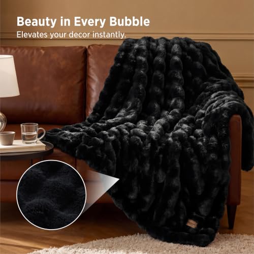 GentleSoft Faux Fur Throw XL Blanket