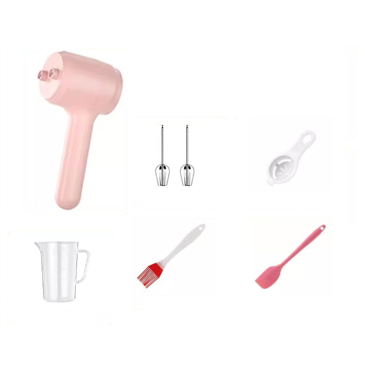Egg Beater Handheld Cordless WhiskSmall Cream WhiskStirring StickWhisk Baking Cake Whip Milk Frother
