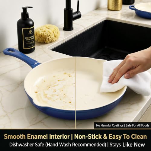 Enameled Cast Iron Cookware Set