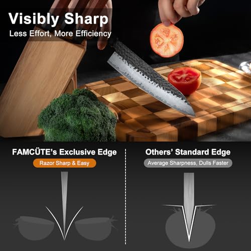 Japanese Knife Set with Block (4 Count)