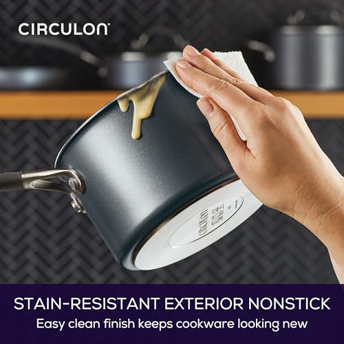A1 ScratchDefense Nonstick Saucepan with Lid