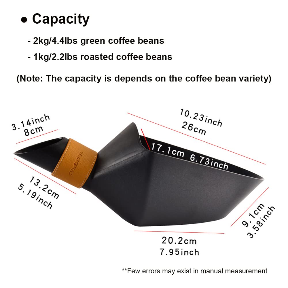 Coffee Bean Shovel Scoop Commerical Coffee Beans Filling Scooper Plastic Coffee Bean Scale Measuring Scoop