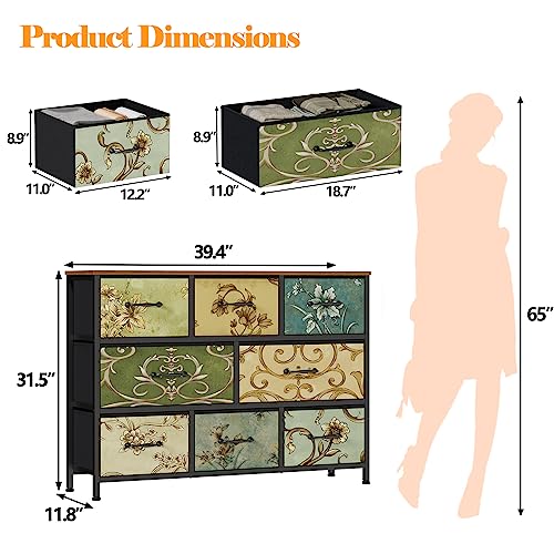 8 Drawer Dresser for Bedroom