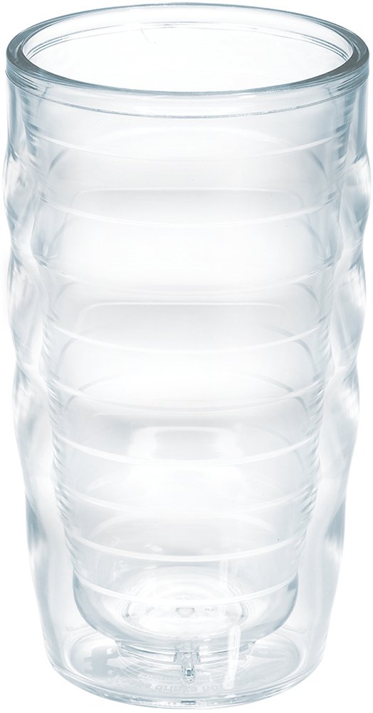 Clear & Colorful Tabletop Made in USA Double Walled Insulated Tumbler Travel Cup Keeps Drinks Cold & Hot