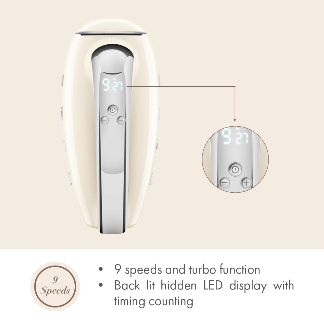 HMF01 9 Speed Retro Hand Mixer