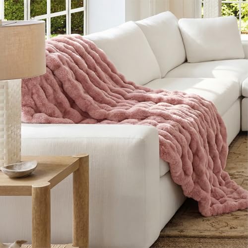 GentleSoft Faux Fur Throw XL Blanket