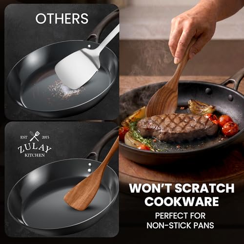 9 Piece Teak Wood Cooking Utensil Set (9 Count)