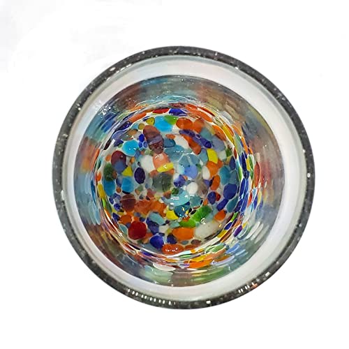Clear & Confetti 14 oz Drinking Glasses (6 Count)