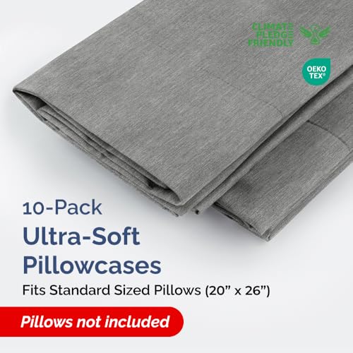 Standard Pillow Cases Set of 10 (10 Count)