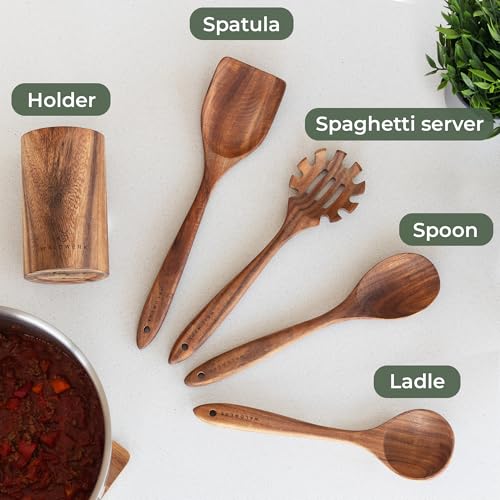 Wooden Spoons for Cooking (4 Count)