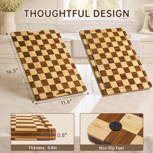 Checkered Cutting Board for Kitchen