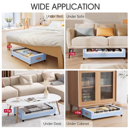 Under Bed Storage with Wheels (2 Count)