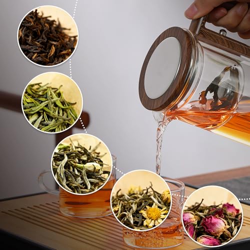 Enchant Series Glass Magic Teapot with Magnetic Infuser