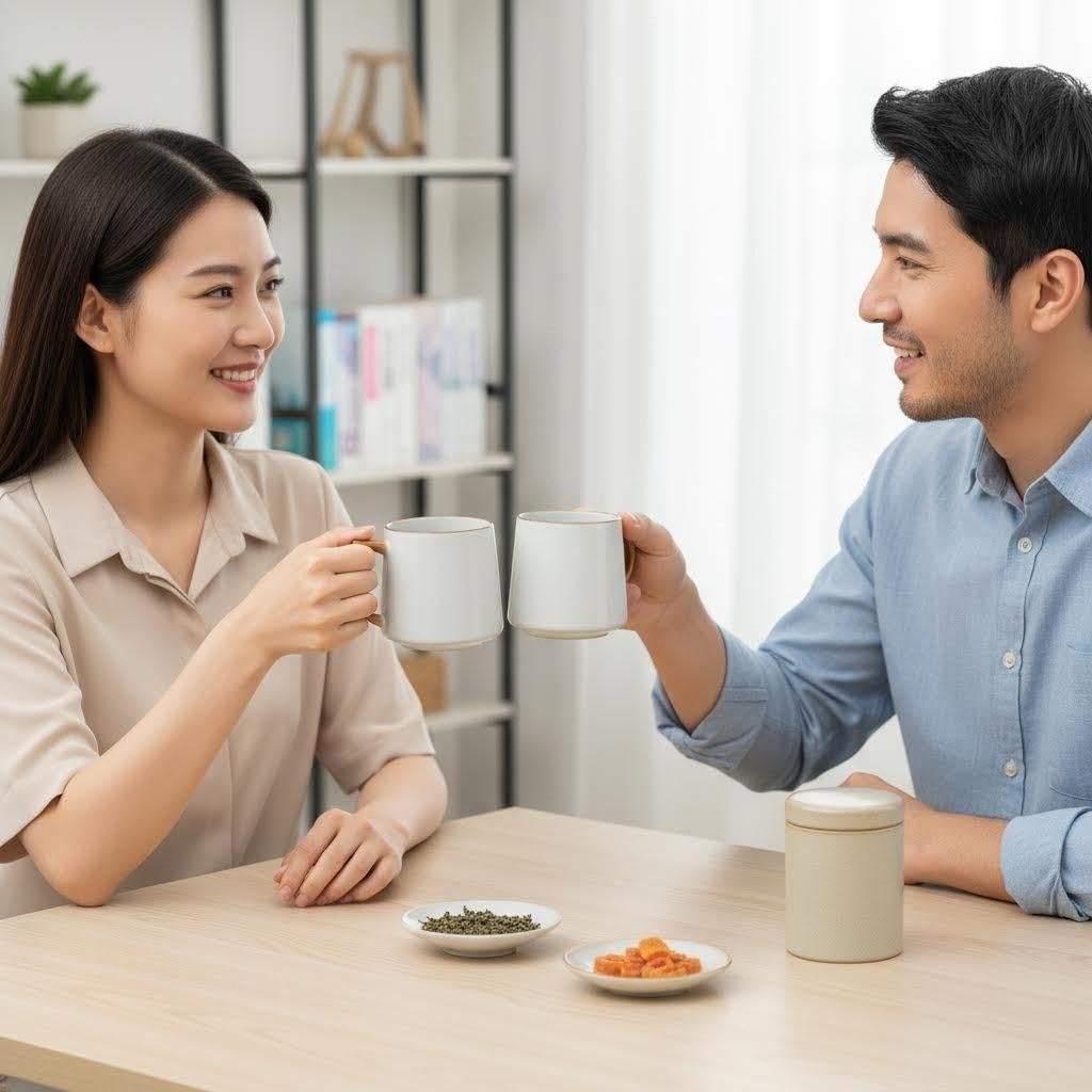 Ceramic tea cups