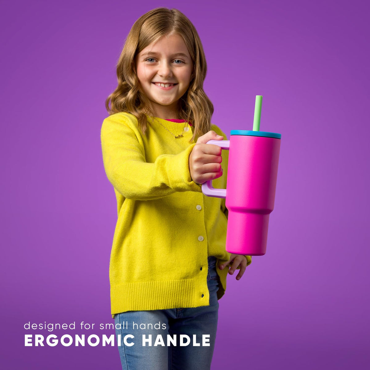 Harry Potter Kids Tumbler with Straw & Handle
