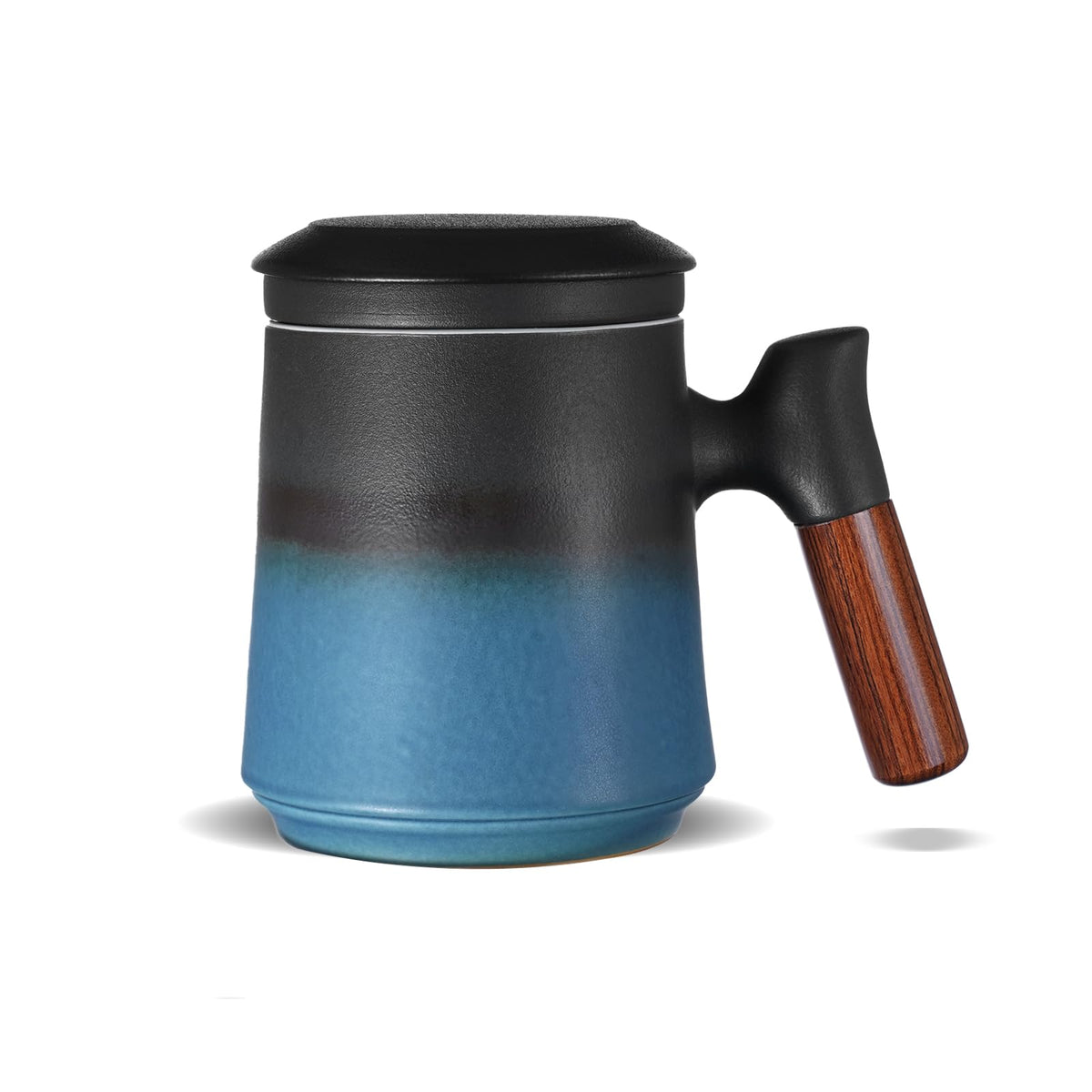 Tea Cup with Infuser and Lid for Loose Leaf Tea Steeper
