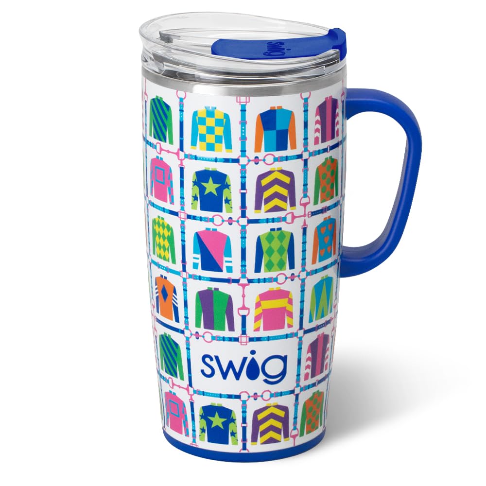 22oz Insulated Travel Mug with Handle & Lid