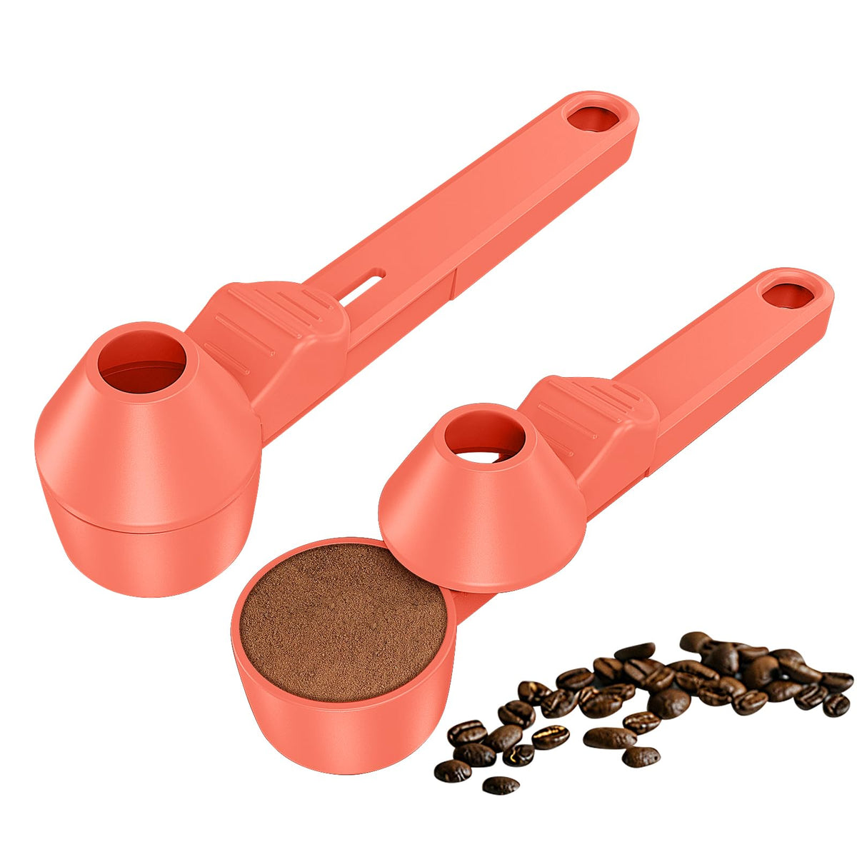 Coffee Scoop & Funnel for Reusable K Cup Refillable Coffee Pods (2 Count)