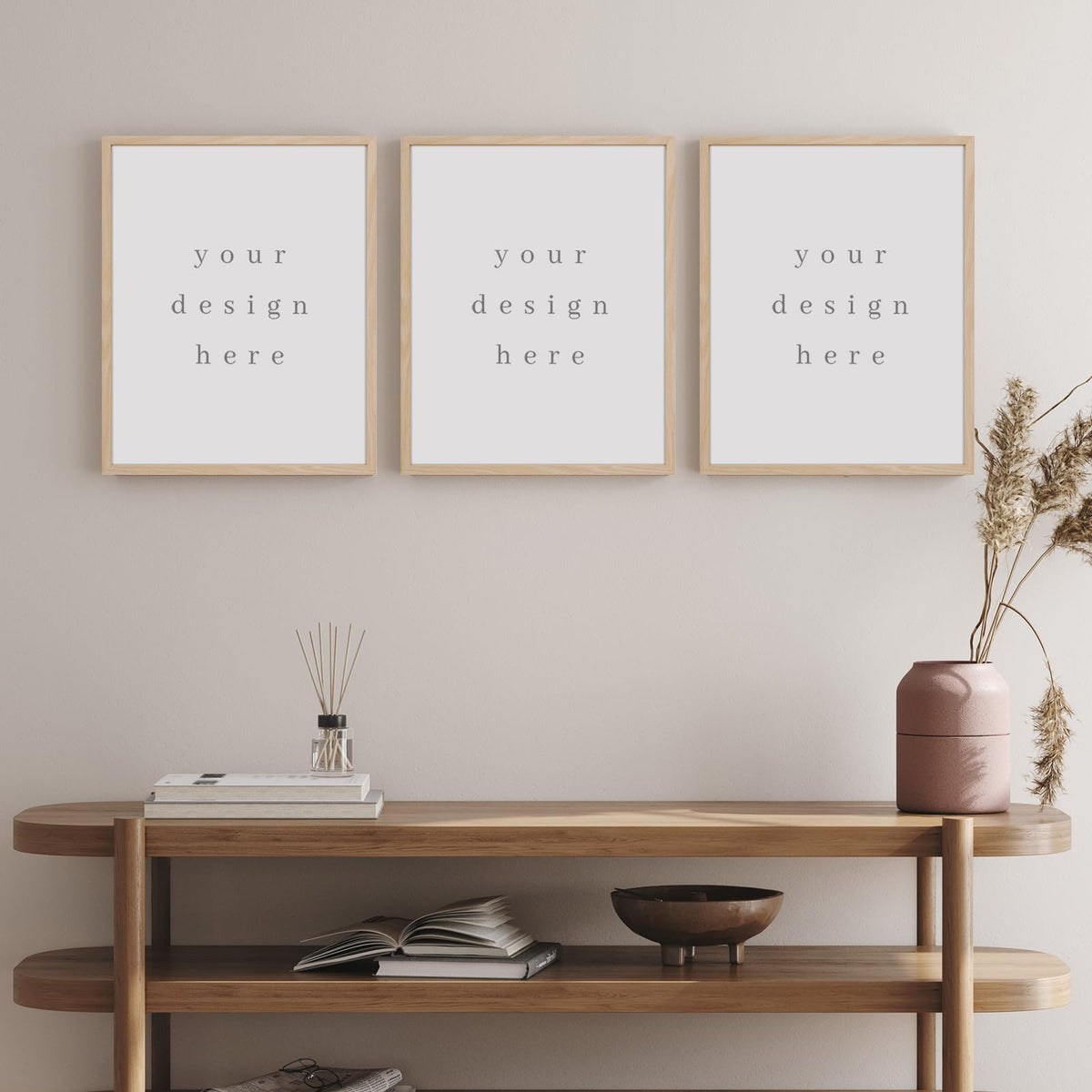 20x24 Solid Oak Wood Picture Frames (3 Count)