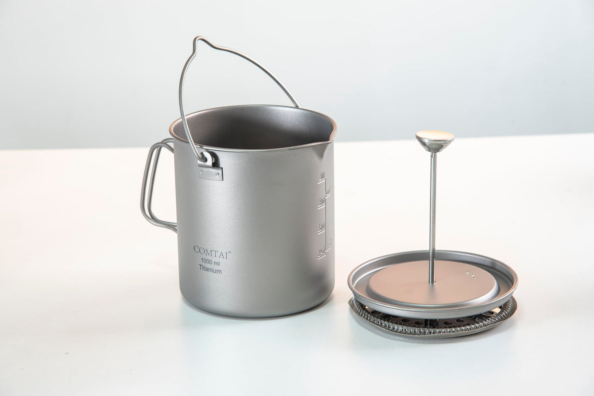 Titanium French Press Pot 1000mL