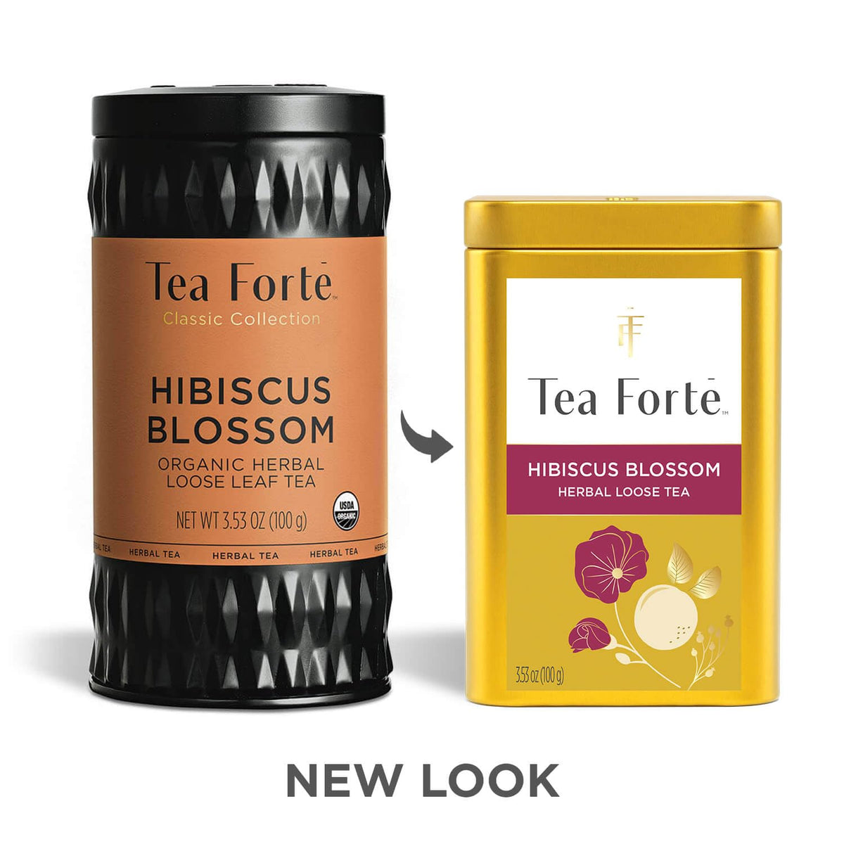 Hibiscus Blossom Loose Leaf Tea Canister (3.53 Ounce)