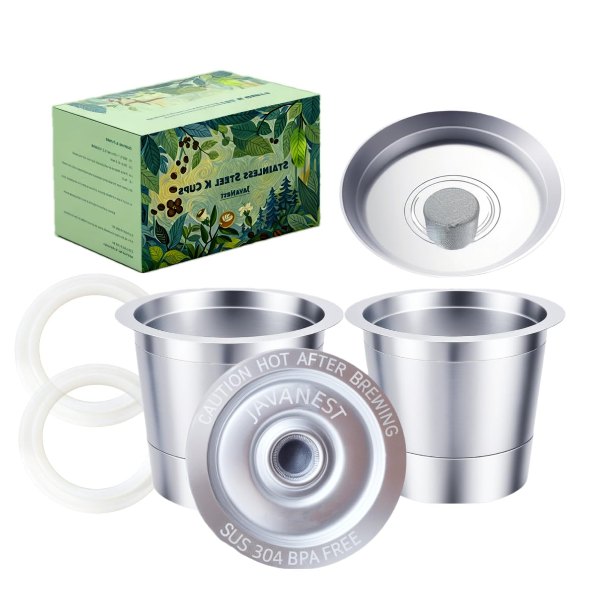 Reusable K Cups for Keurig 1.0 (2 Count)