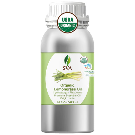 SVA Organic Lemongrass Essential Oil (16 Fl Oz)