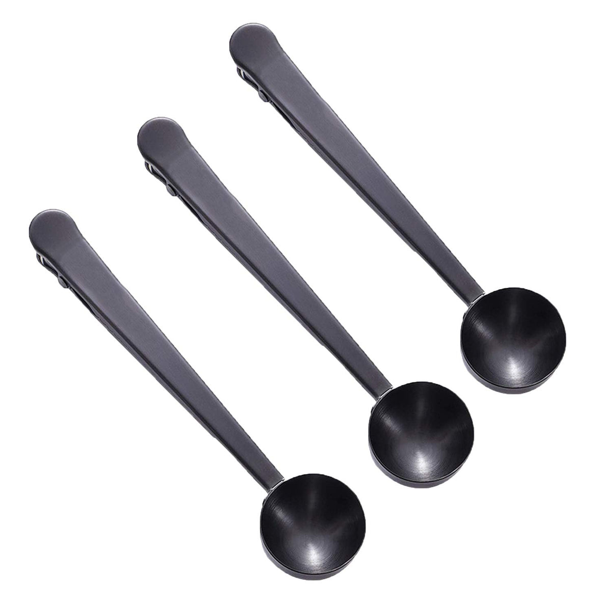 Coffee Scoop Clip Stainless Steel Tablespoon Coffee Spoon With long handle Multifunction Sealing Bag Clip For Tea