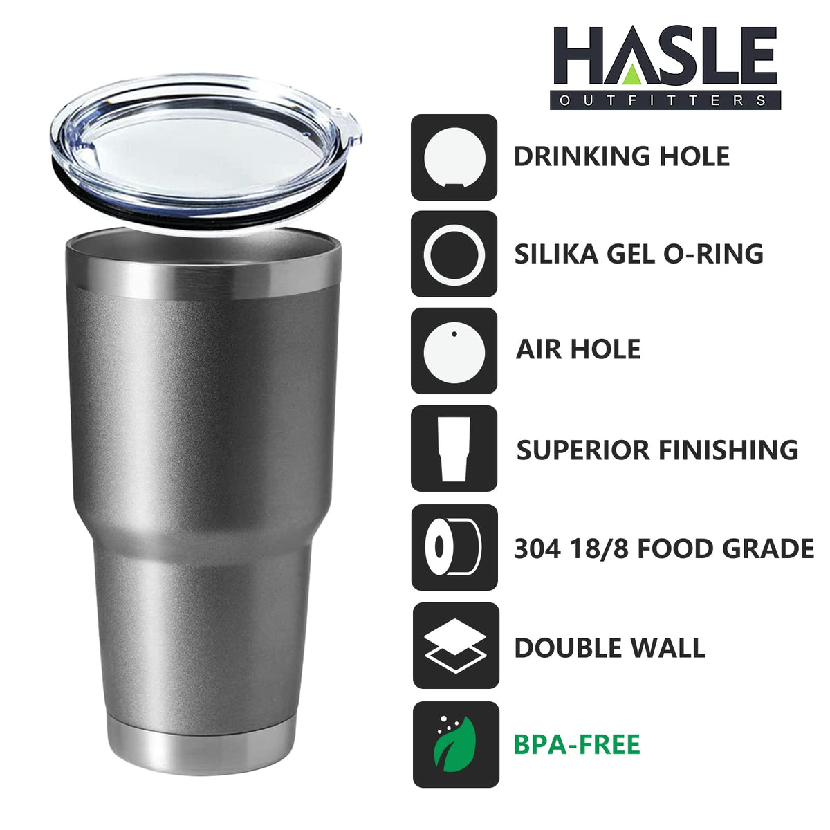 30oz Stainless Steel Tumbler (8 Count)