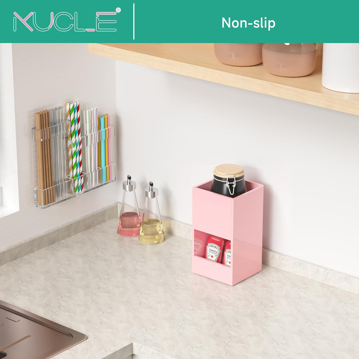 2 Tier Coffee Station Organizer for Countertop