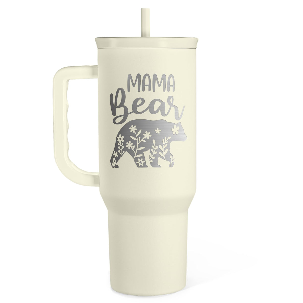 Mom Tumbler with Handle 40oz