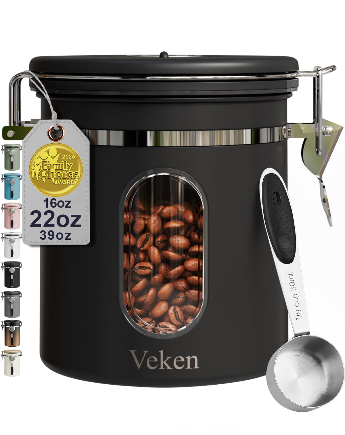 Coffee Canister with Window