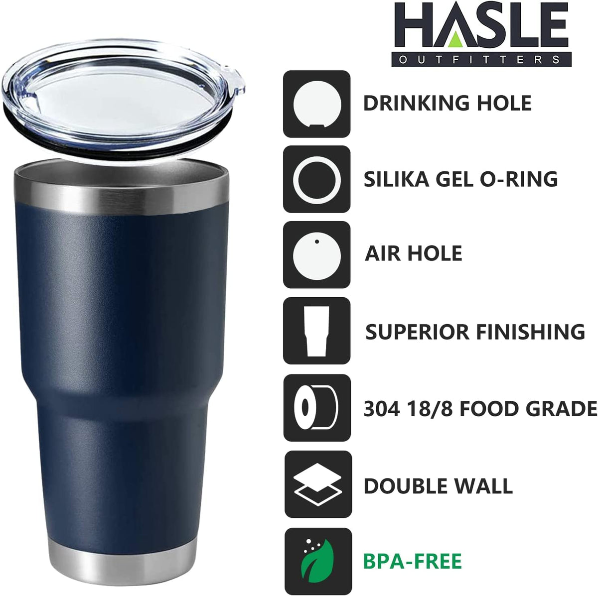 30oz Stainless Steel Tumbler (12 Count)