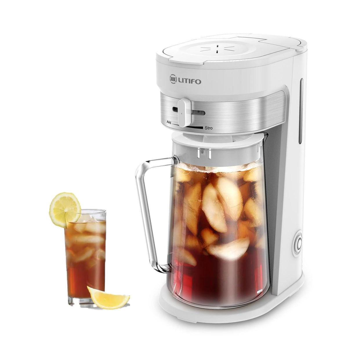 Iced Tea Maker and Iced Coffee Maker Brewing System with 2.5