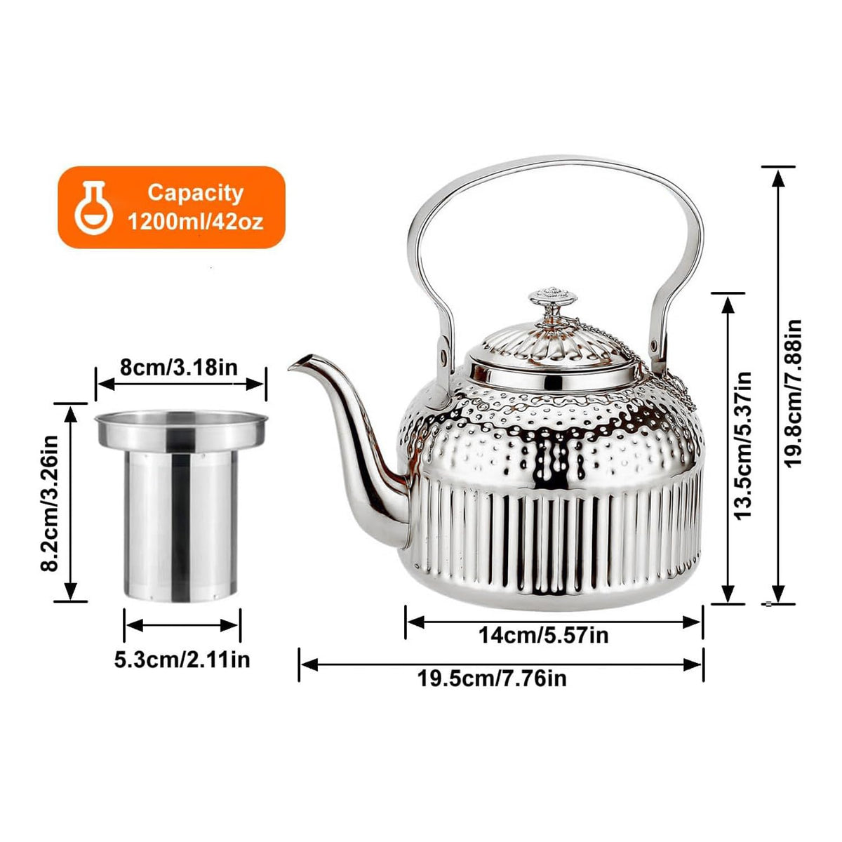Antique 1.4L 45 Oz