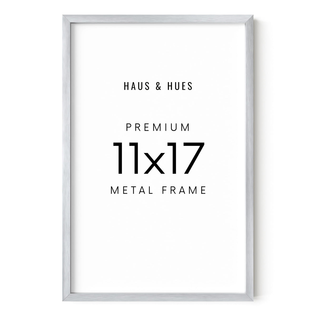 Standalone Silver Aluminum Frame Set of 1